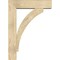 Ekena Millwork Thorton Block Rough Sawn Bracket w/ Offset Brace, Douglas Fir, 8"W x 32"D x 44"H BKT0806X32X44THR05RDF - alternate 2